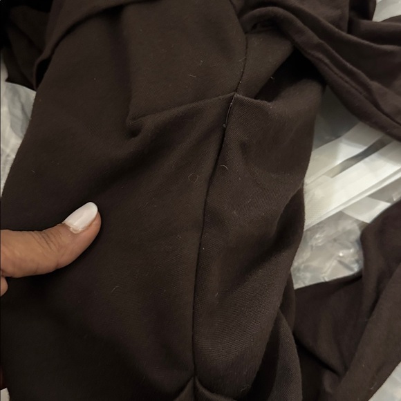 Nicole Miller Dress Bodycon Off Shoulder Ruching Midi XS - Picture 10 of 11